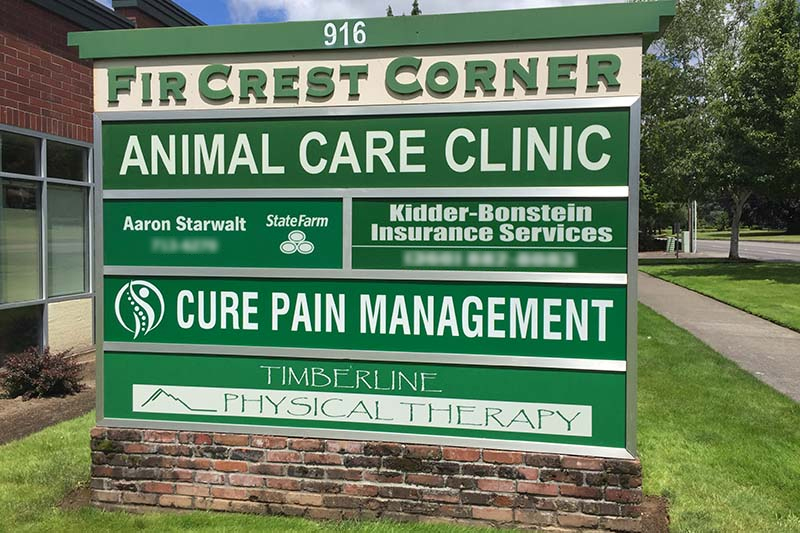 Fir Crest Corner Sign